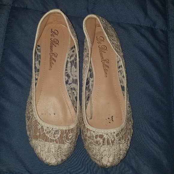 De Blossom Collection wedding flats size 7 - Picture 2 of 4